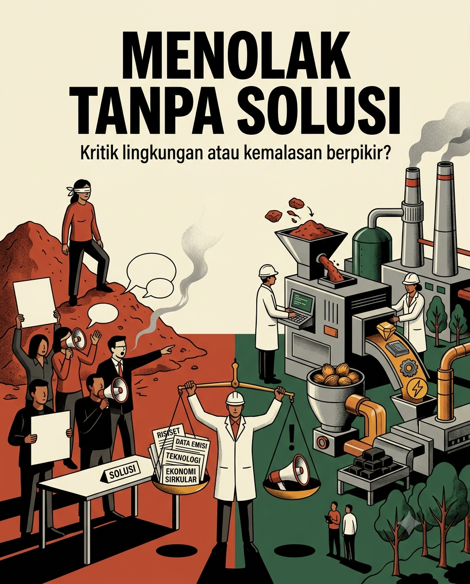 Menolak Hilirisasi Tanpa Solusi: Kritik Lingkungan atau Kemalasan Berpikir?